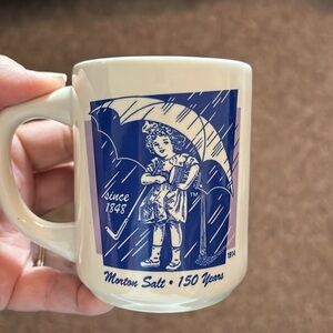 Morton Salt Girl Commemorative Coffee Mug